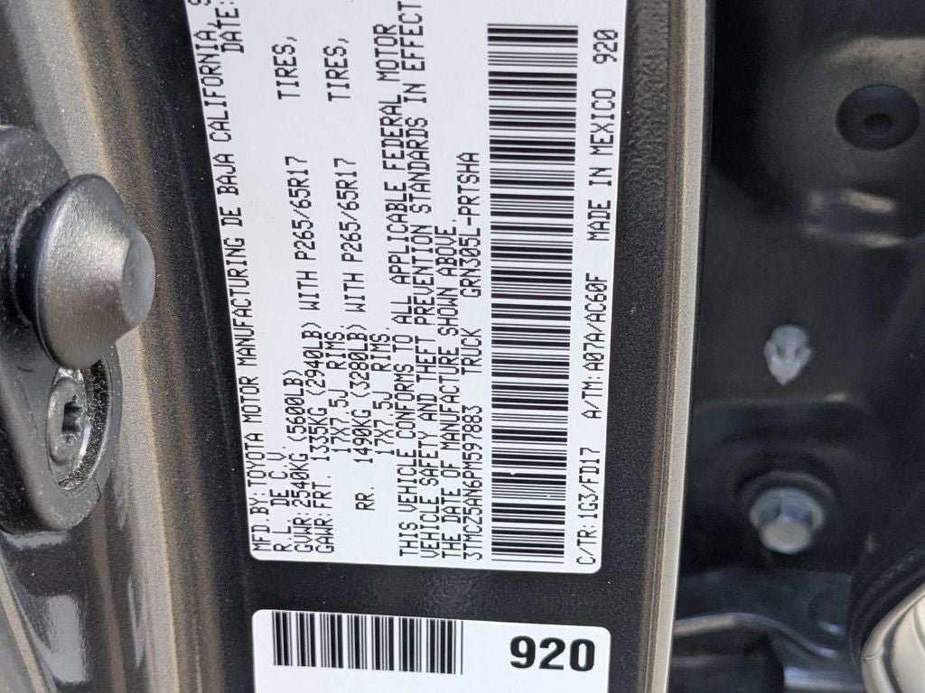 2023 Toyota Tacoma TRD Sport V6