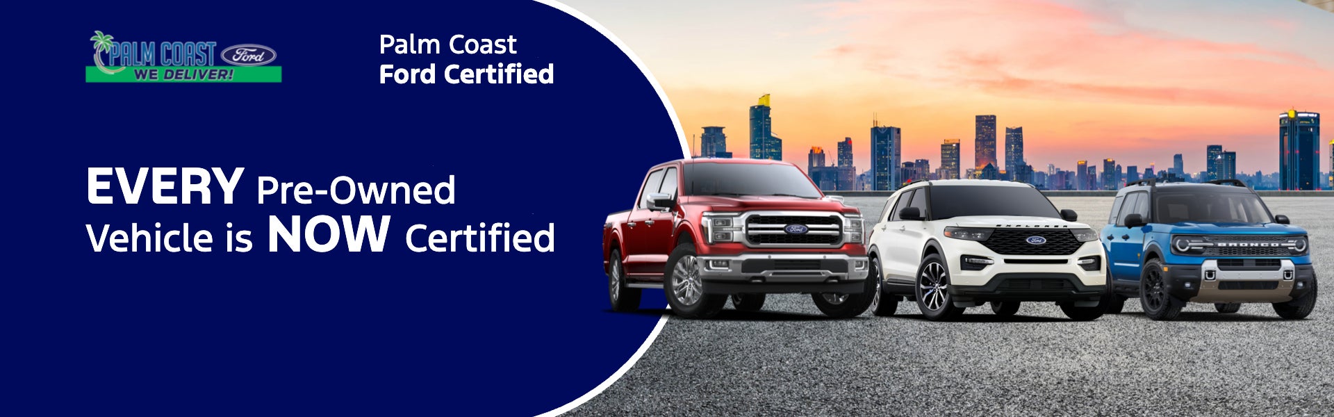 Every pre-owned vehicles is now certified